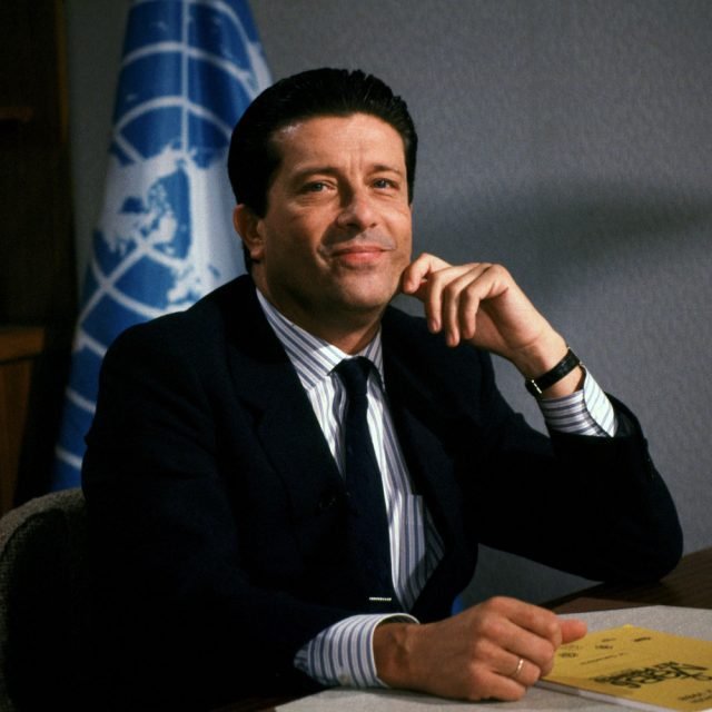 Fréderico Mayor, directeur général de l’UNESCO